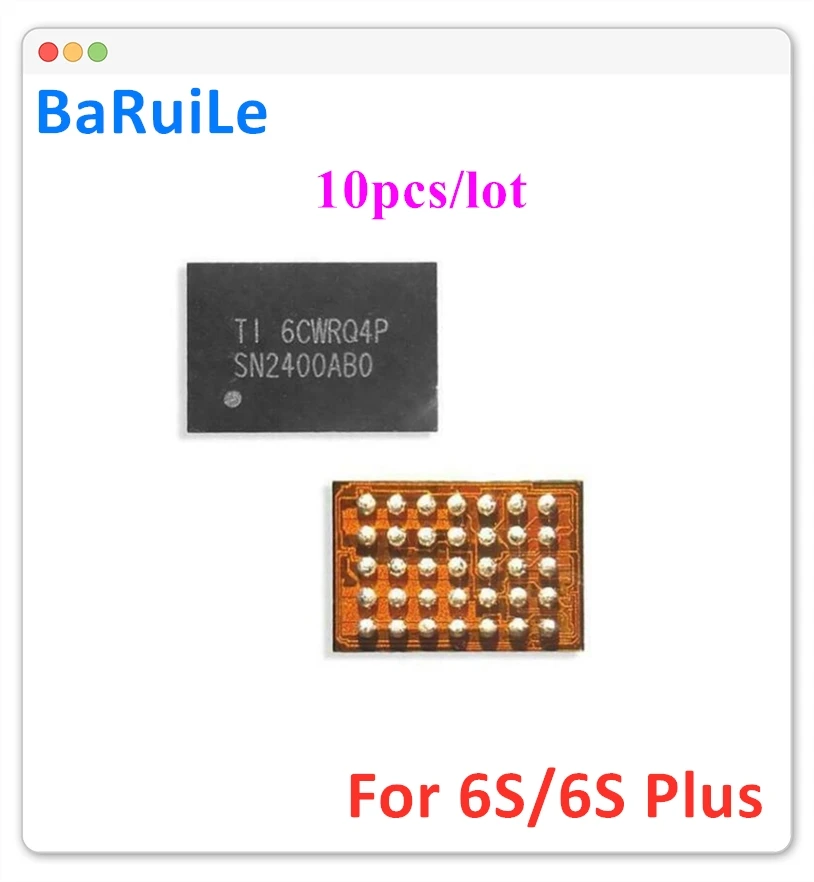 BaRuiLe 10 шт. U2300 SN2400AB0 Tigris Зарядка Замена IC для iPhone 6S и плюс 35 контактов Чип зарядного