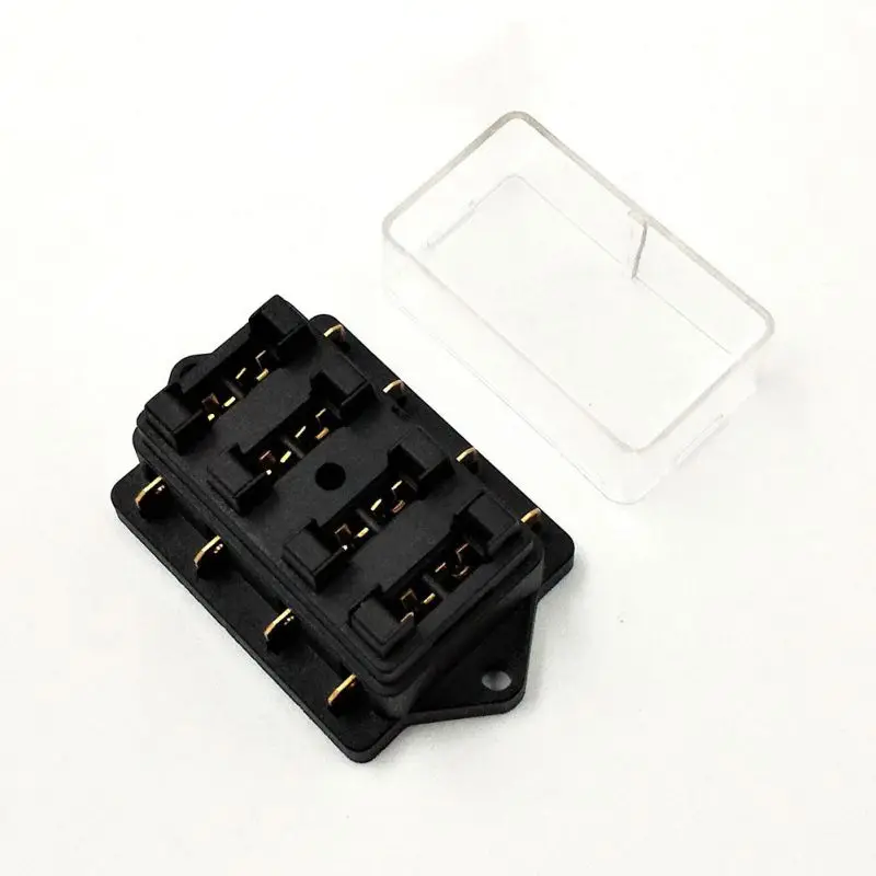 

4 way Blade Fuse Box Holder for Car Boat Marine Trike 12V 24V Car Fuses
