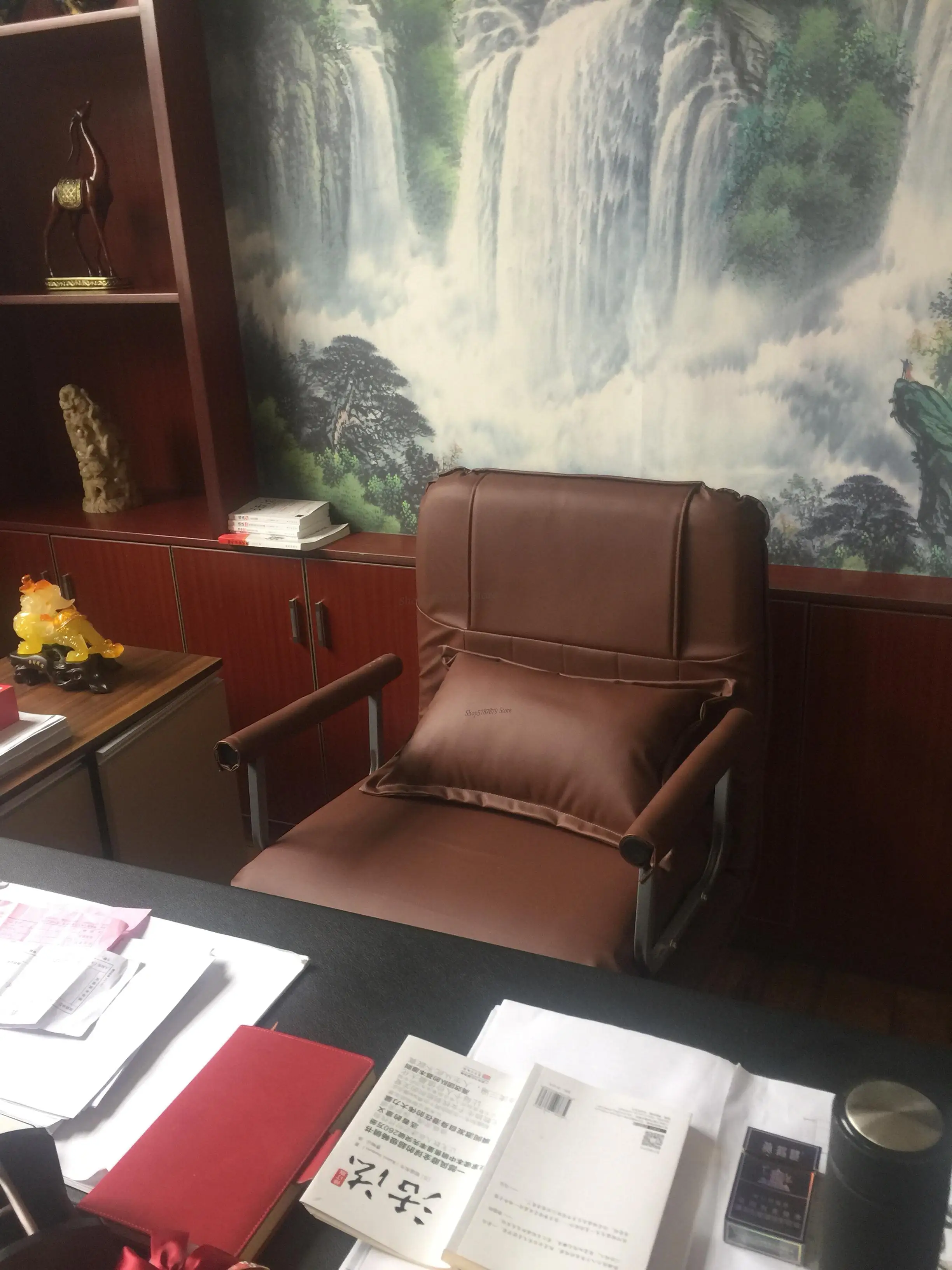 Office folding chair lunch break lounge nap home reclining simple bed sofa single |