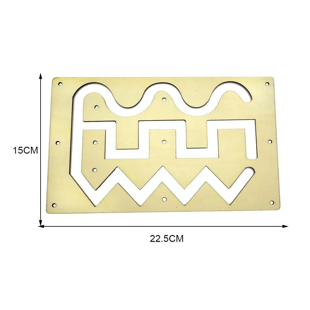 

Hand-made Diy Wood Chips Hand-painted Graffiti Accessories Wood Clock Chips Wood Puzzle Alarm Gear Chips K1M1