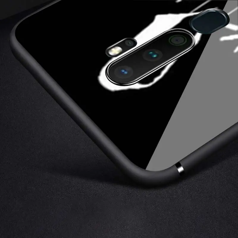 

Broken Heart for OPPO Reno 2 Z 2Z 2F 3 4 Pro 5G F7 A5 A9 2020 Super Bright Black Phone Case Soft Cover Shell