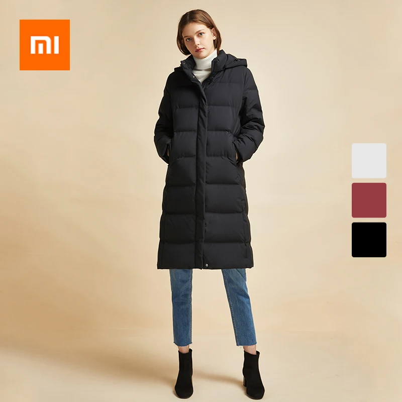 Женский пуховик с капюшоном Xiaomi Snow Walker бесшовный теплый верхняя одежда 2019| |