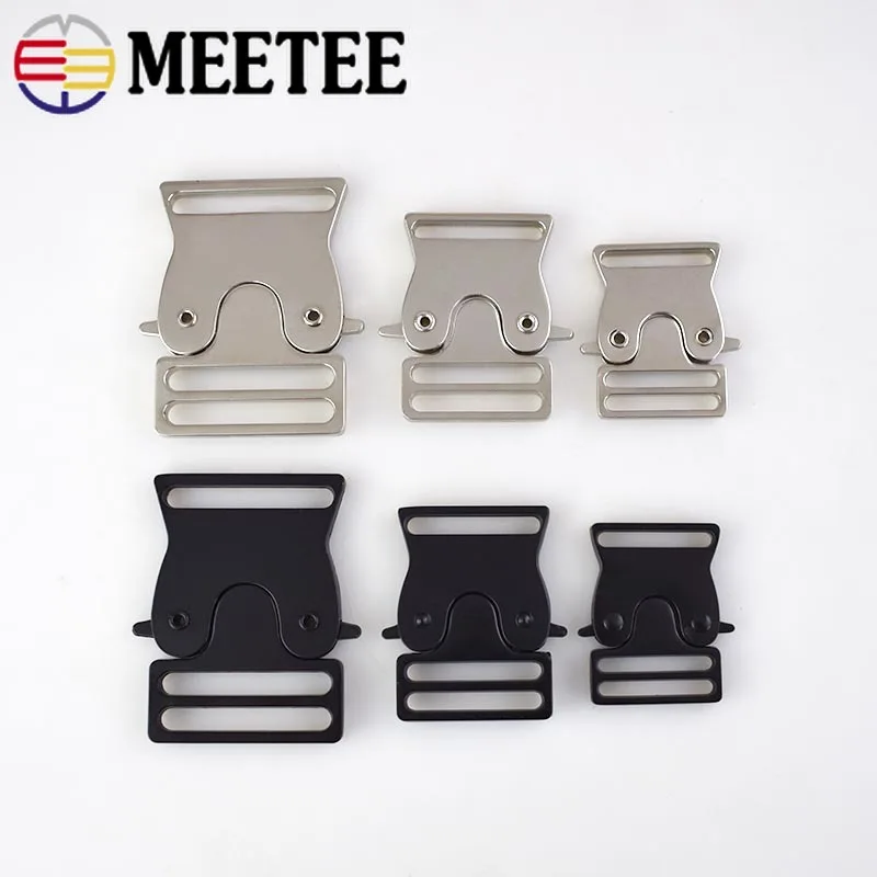 Meetee 1 шт./4 шт. ID25-50mm Пряжка из сплава Открытый тактический пояс ремень Регулировка пряжки DIY аксессуары для одежды YK032