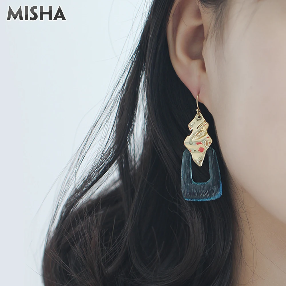 Серьги MISHA Модная бижутерия для женщин серьги подвески ручной работы ювелирные