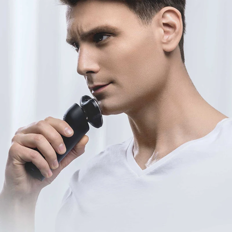 

Xiaomi Mijia Electric Shaver Razor for Men Beard Hair Trimmer Rechargeable 3D Head Dry Wet Shaving Machine Washable Dual Blade