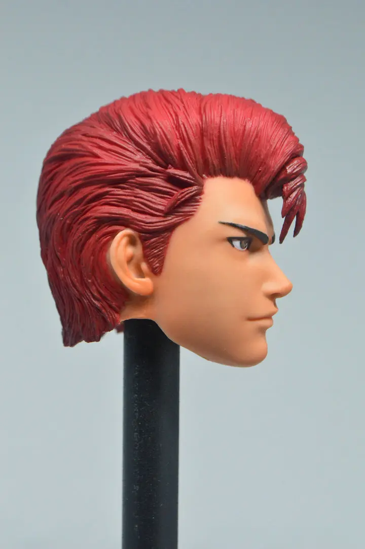 Масштаб 1/6 Мужская голова Лепка Slam Dunk Sakuragi Hanamichi Аниме Фигурка Fot 12 дюймов экшн