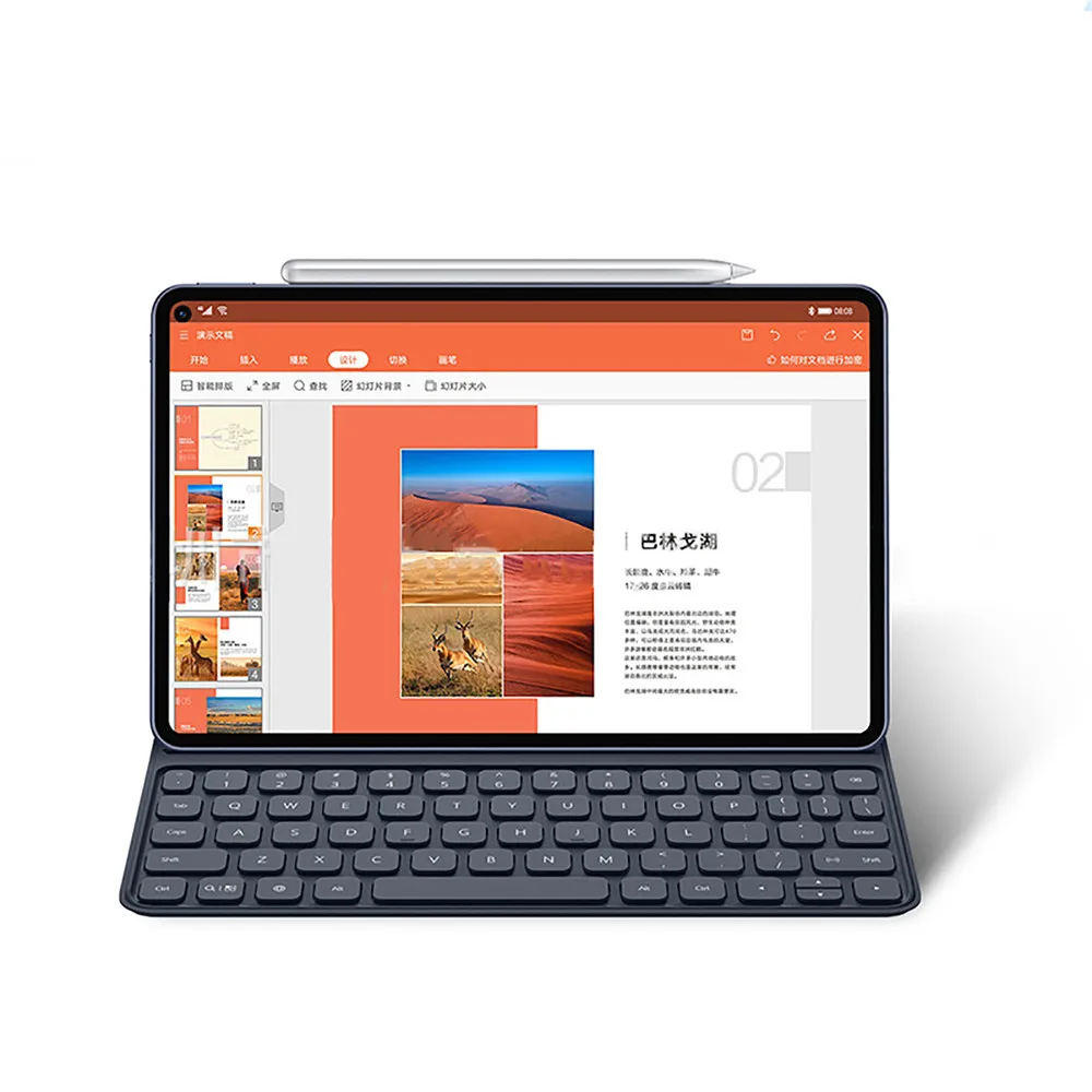 Original For Huawei Matepad Pro Smart Magnetic Keyboard Protective PU Leather Flip Case Bluetooth Keyboard Cover Case With Stand