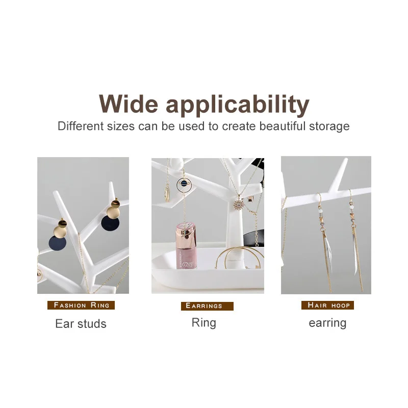 

New Style Little Deer Earrings Necklace Ring Pendant Bracelet Jewelry Display Stand Tray Tree Storage Racks Organizer Holder