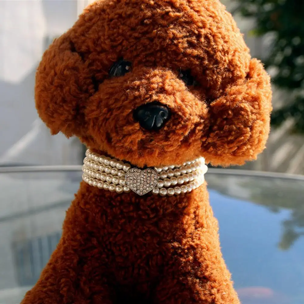 

Good Puppy Necklace Sparkling Surface Durable Pet Necklace Collar Pet Collar