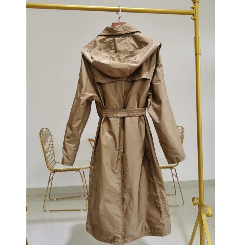 Женское пальто с длинным для женщин повседневная верхняя одежда из