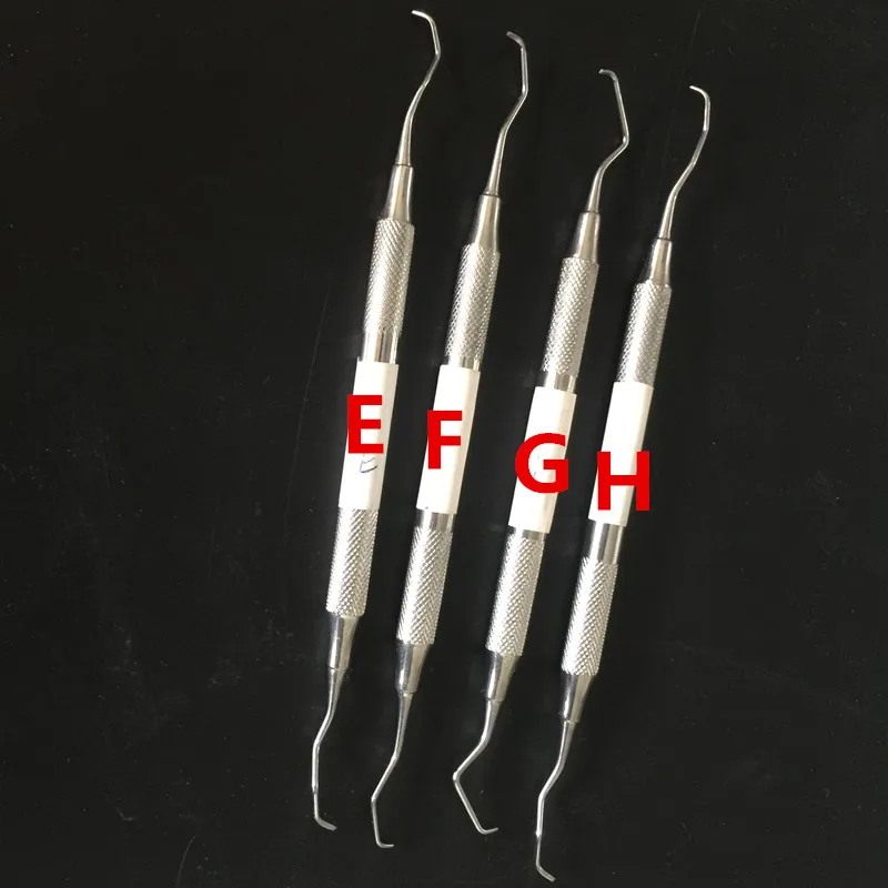 Стоматологические профессиональные кюрета Грейси пародонтальные костные