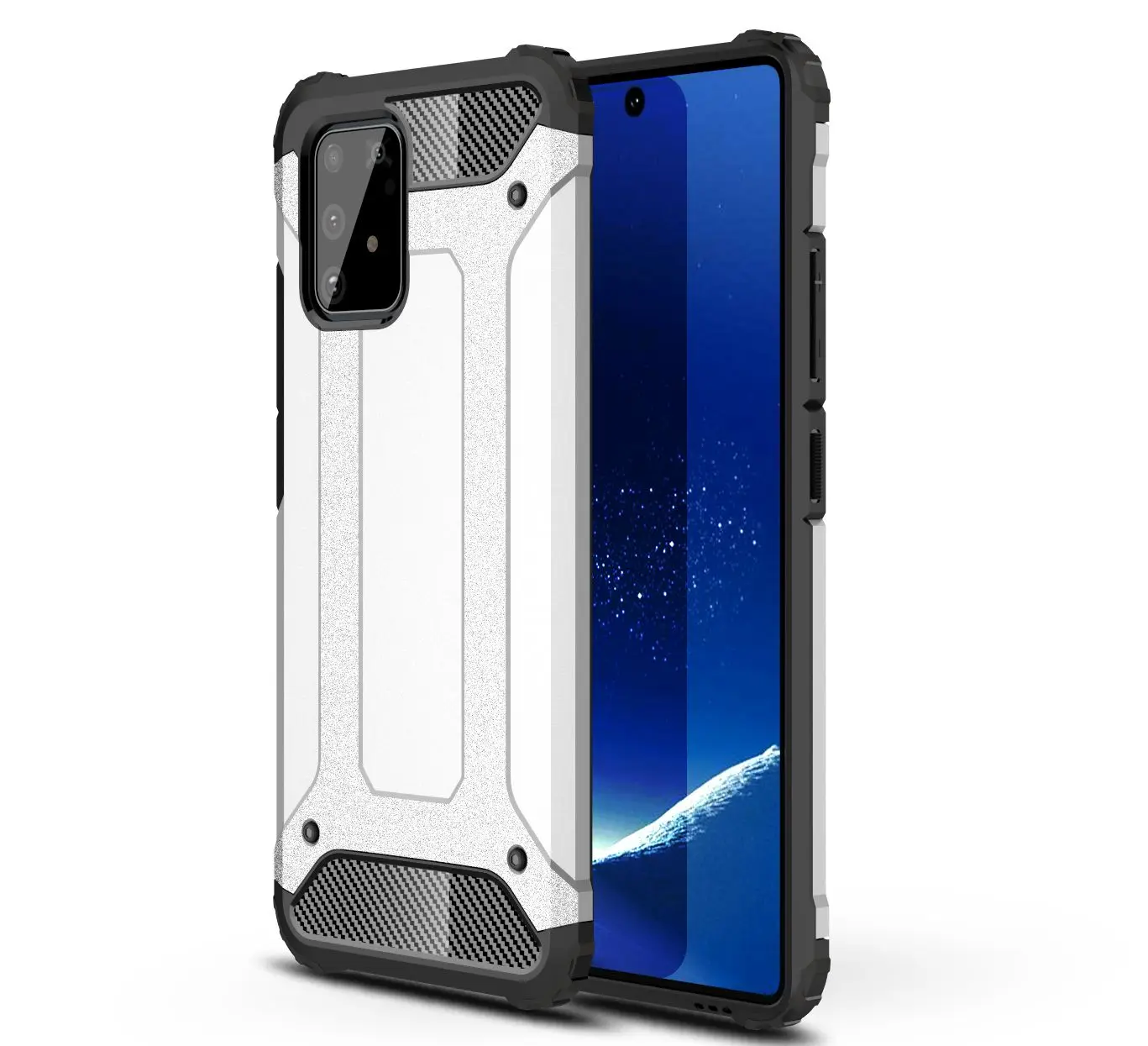 

Shockproof Armor PC Phone Case For Samsung Galaxy A51 A31 A71 A41 A11 A21 A81 A91 5G 4G Four Corners Anti-Fall Protector Cover