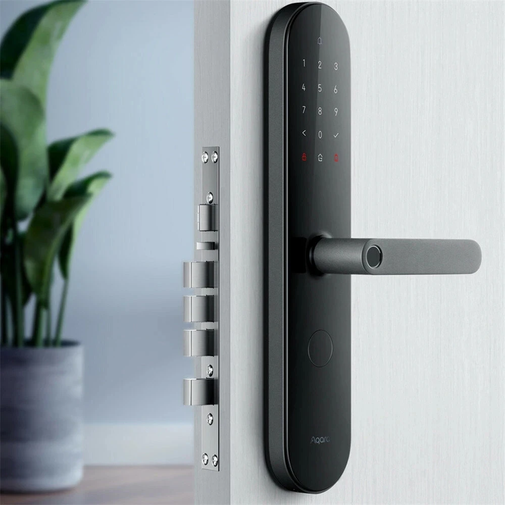 Умный дверной замок Aqara N100 отпечаток пальца Bluetooth разблокировка паролем работает
