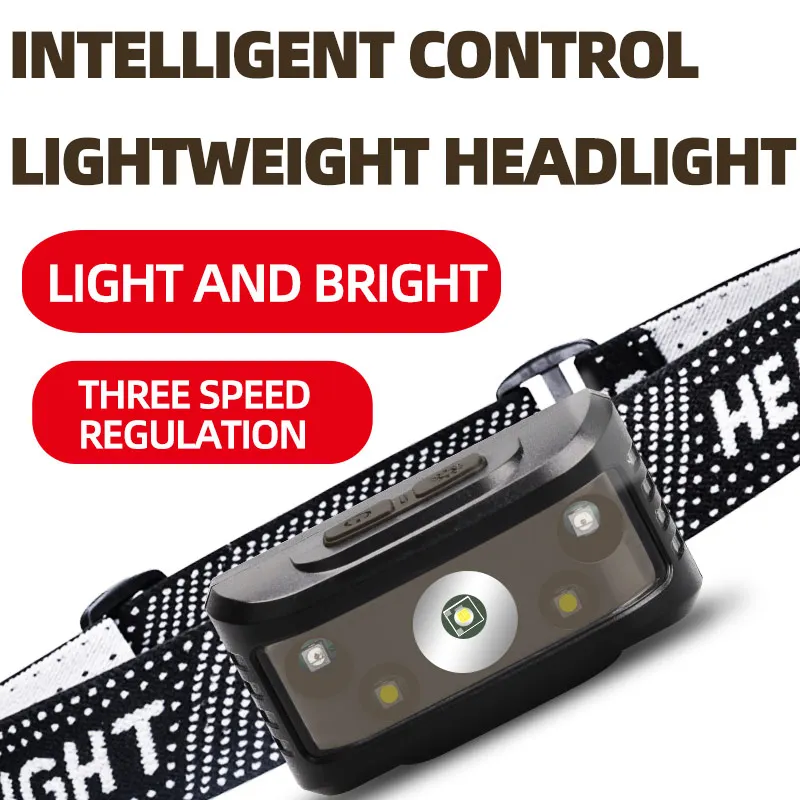 

Новый стиль 2021, налобный портативный светодиодный мини-фонарь XPG со встроенным аккумулятором, фонарик с USB-зарядкой, налобный фонарь для пох...