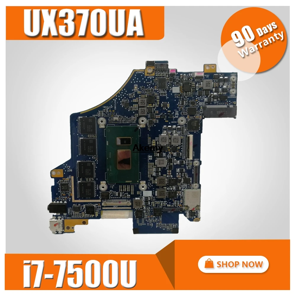 UX370UA материнская плата i7 7500 процессор для For Asus UX370U UX370UAF ноутбука E403NA