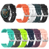 universal 22mm silicone band for samsung galaxy watch 46mm 42mm sports strap for samsung gear s3 classic active 2 huawei watch