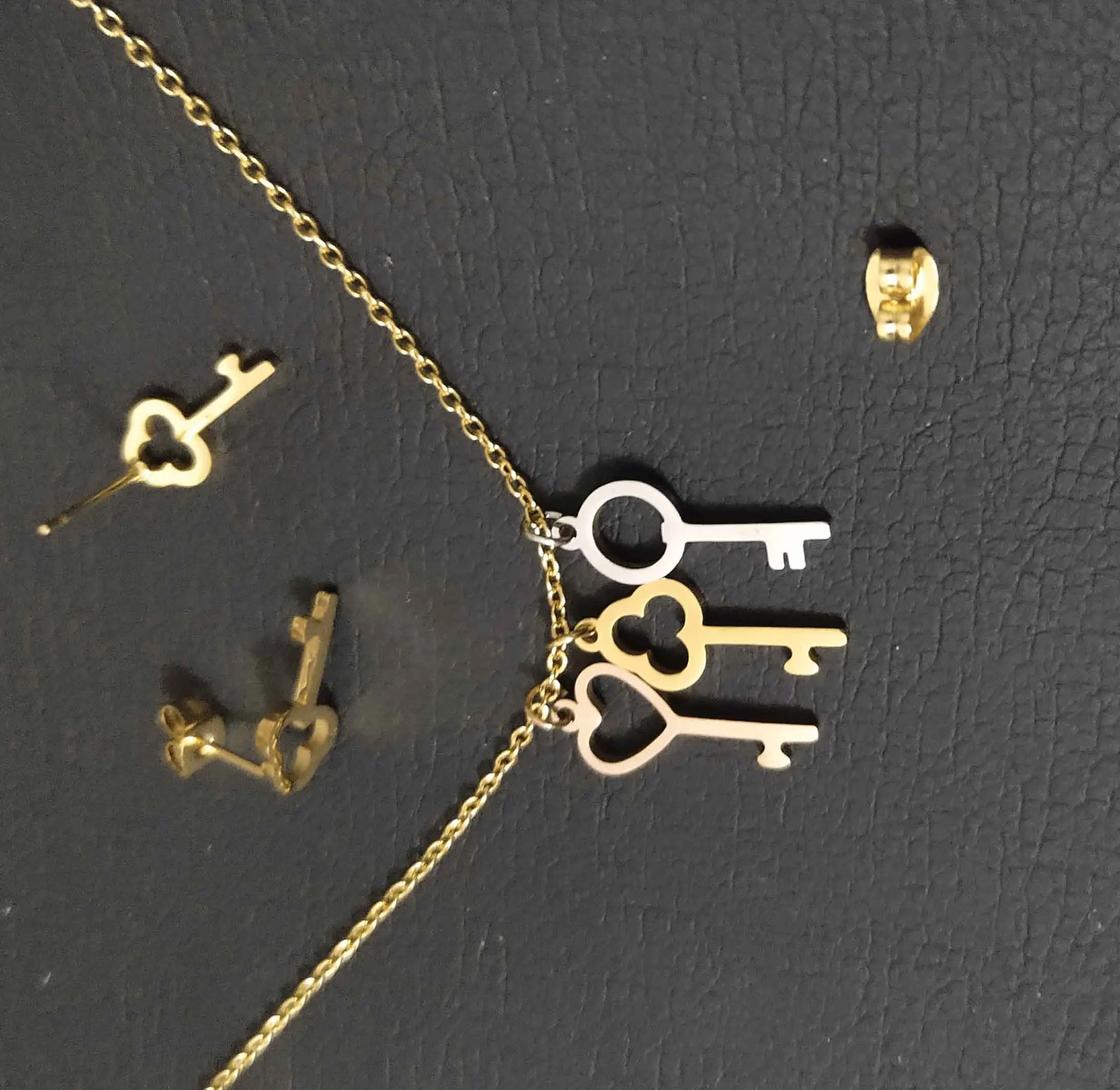 Новое поступление кольцо с медведем из нержавеющей стали комплект украшений