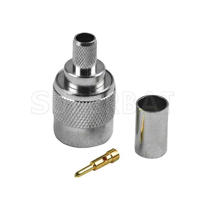 Superbat 10 шт. зажим TNC разъем для RF коаксиального кабеля LMR240 RG59|male male|male plugmale connector |