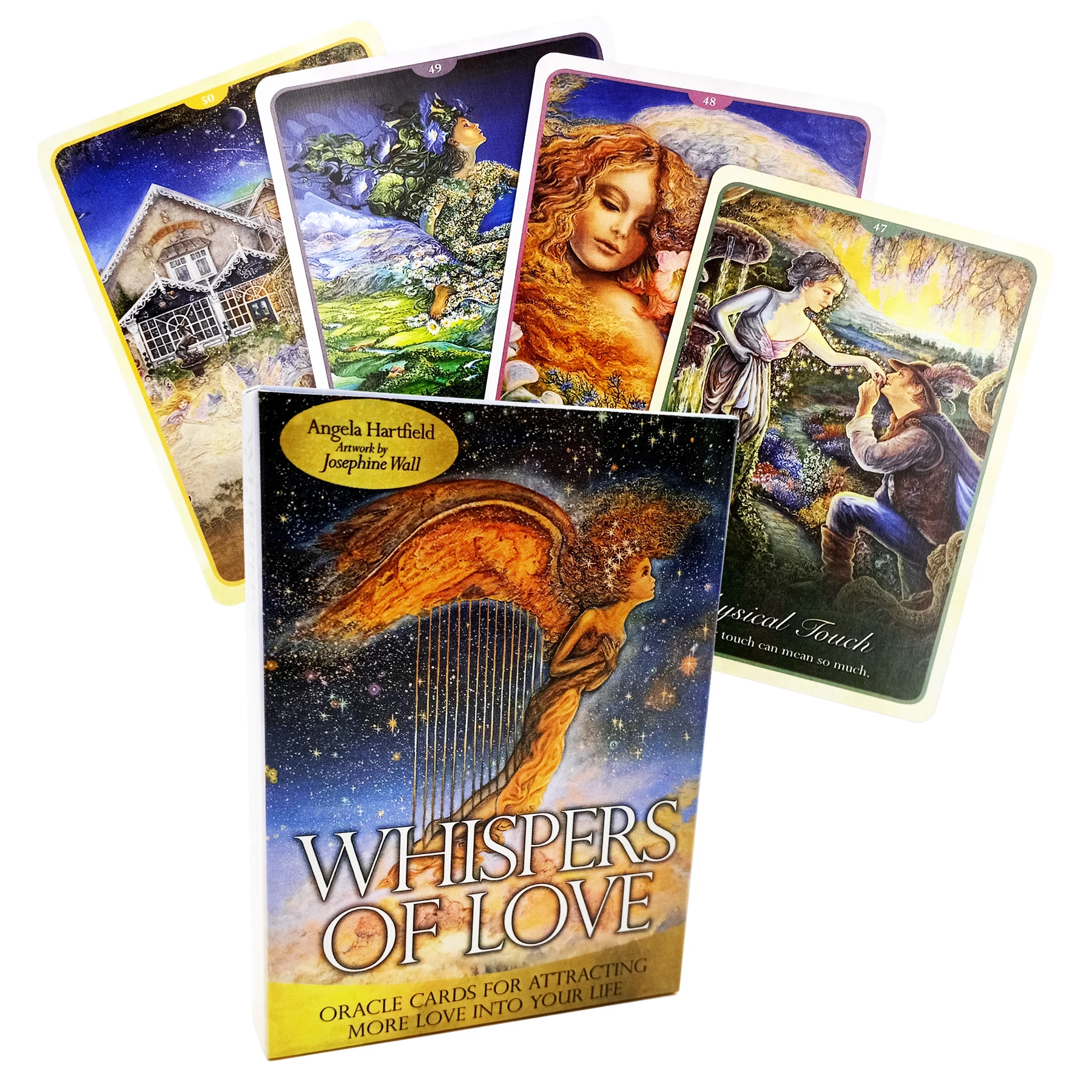 

Карты-Таро Whispers of Love с картами и PDF-руководством, дека для гадания, развлекательная настольная игра для вечеринок 50 шт./кор.