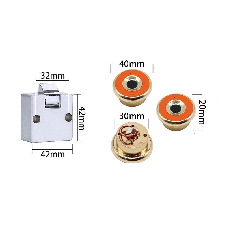 Смарт замок для защиты от отпечатков пальцев электронный биометрический ящиков