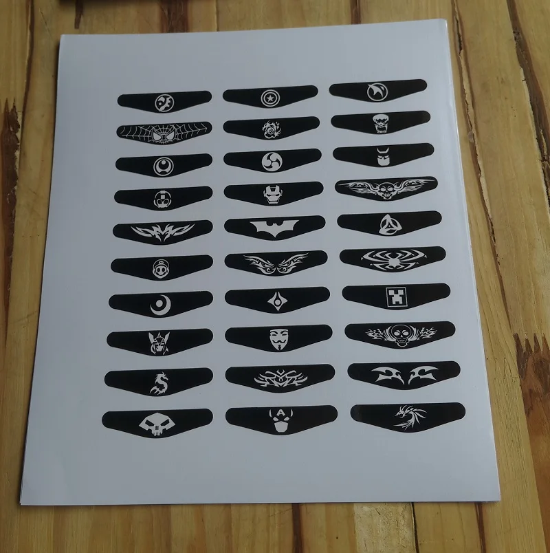 30 шт. светодиодный светильник наклейка для игровой панели 4 PS4 пользовательская