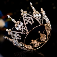 atmospheric round crown headband bridal crown headdress oroc style crown