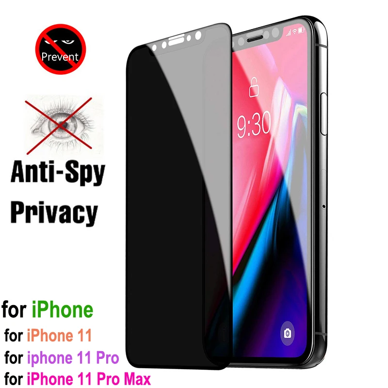 Антибликовая Защитная пленка для iPhone 11 Pro Max закаленное стекло защиты экрана X XS XR 8