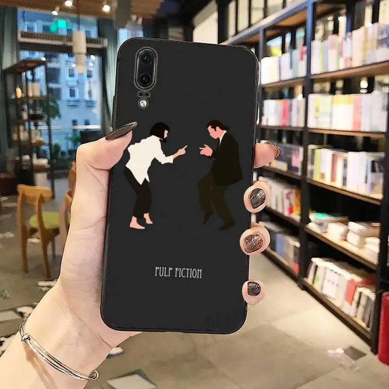 

Pulp Fiction soft Silicone Phone Case For Huawei honor Mate P 10 20 30 40 Pro 10i 9 10 20 8 x Lite