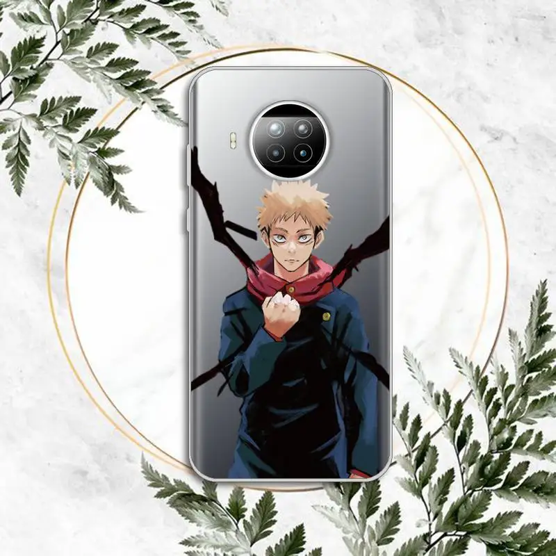 

Jujutsu Kaisen Japan anime cool Phone Case Transparent for Xiaomi Redmi note 10 t 8 9 pro lite 11