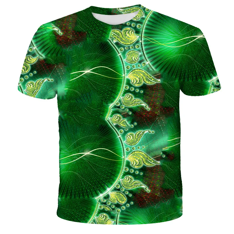 

Summer Fashion Colorful 3D Pattern T-Shirt Boys Top Girls Dream Clothing 3t-14t Hot Products Short Sleeve Crew Neck