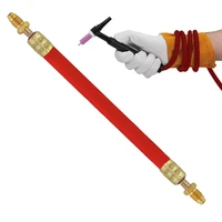 wp9 wp17 series superflex welding tig torch power cable red super soft hose welding accessories 12 5ft