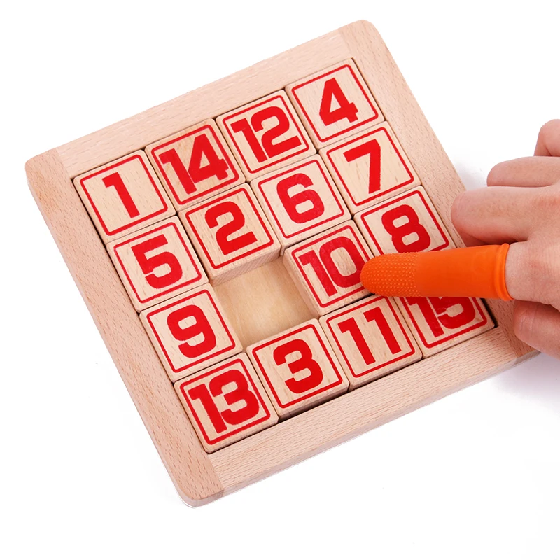 Ранняя развивающая игрушка для детей пазл цифровой номер 1-15 головоломка игра