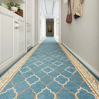 corridor carpet simple lattice home aisle hotel foyer long rug decoration thickened non slip customized floor mats
