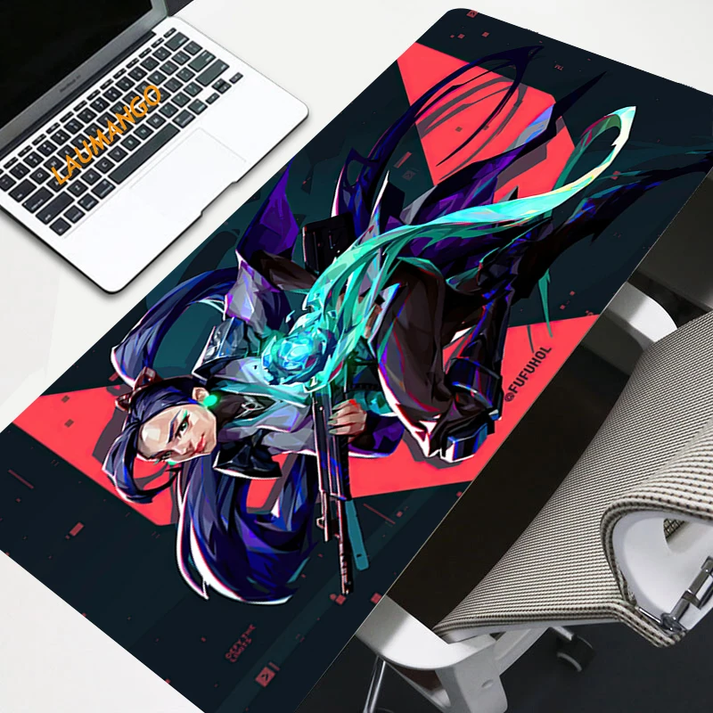 

Full Gamer Pc Accessories Gaming Mouse Pad Valorant Table Pads Desk Mat Cheap Gaming Laptop Mousepad Anime Rug Mouse Mats Xxl