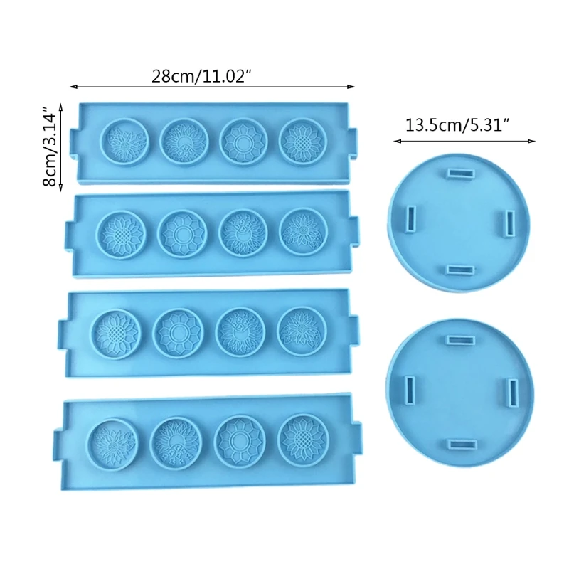

Coffee Capsule Storage Rack Epoxy Resin Mold Coffee Pod Holder Shelf Stand Silicone Mould DIY Crafts Casting Tool