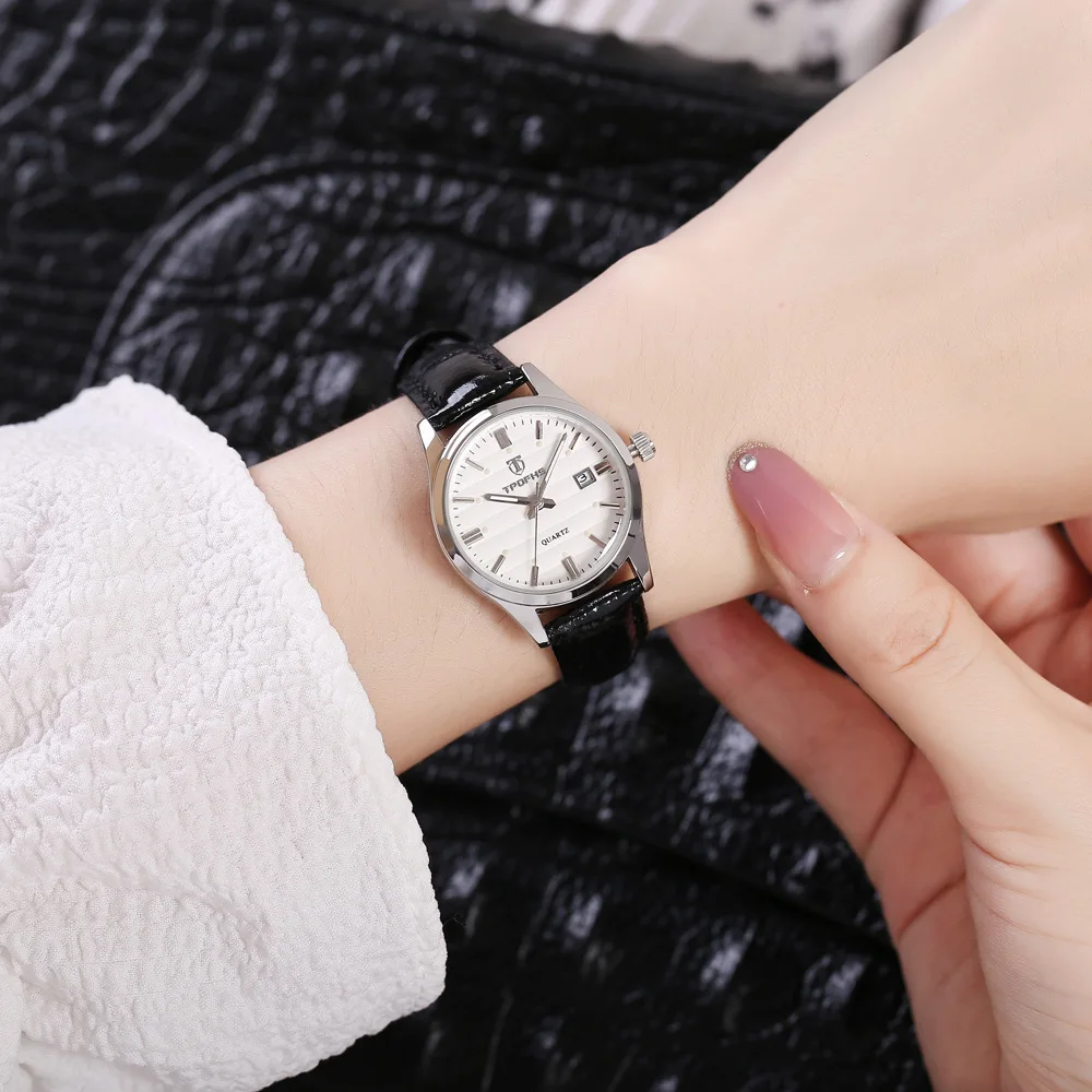 

Wrist Watch Waterproof Quartz Watch for Men Women Calendar Luminous Leather Belt Watches 3D Pattern Couple Watch