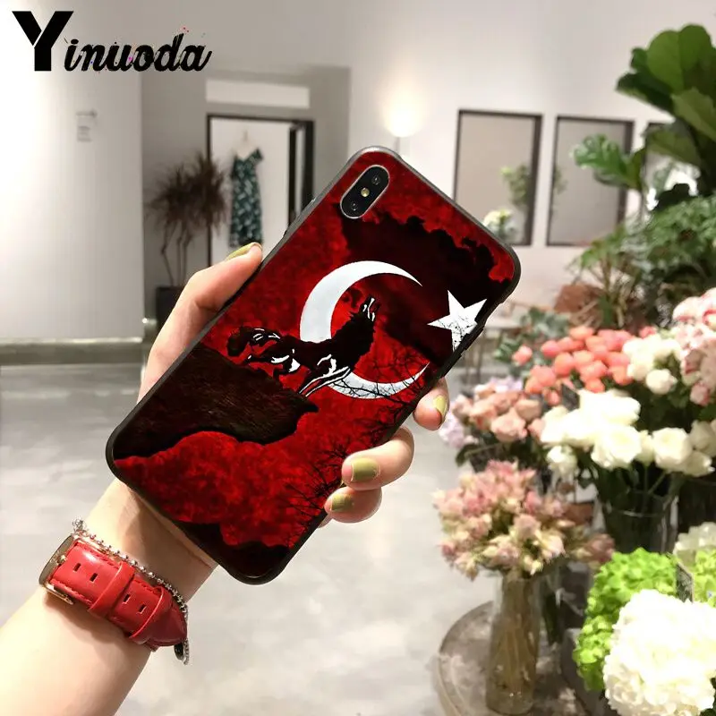 Yinuoda чехол для телефона с флагом Турции талисманом мустафом iPhone 8 7 6 6S Plus X XS MAX 5 5S SE