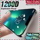 Защитное стекло с полным покрытием для iPhone 13, 12, 11 Pro Max, Xr, Xs Max, X, 7, 8, SE, 2020, защита экрана из закаленного стекла для iPhone 13
