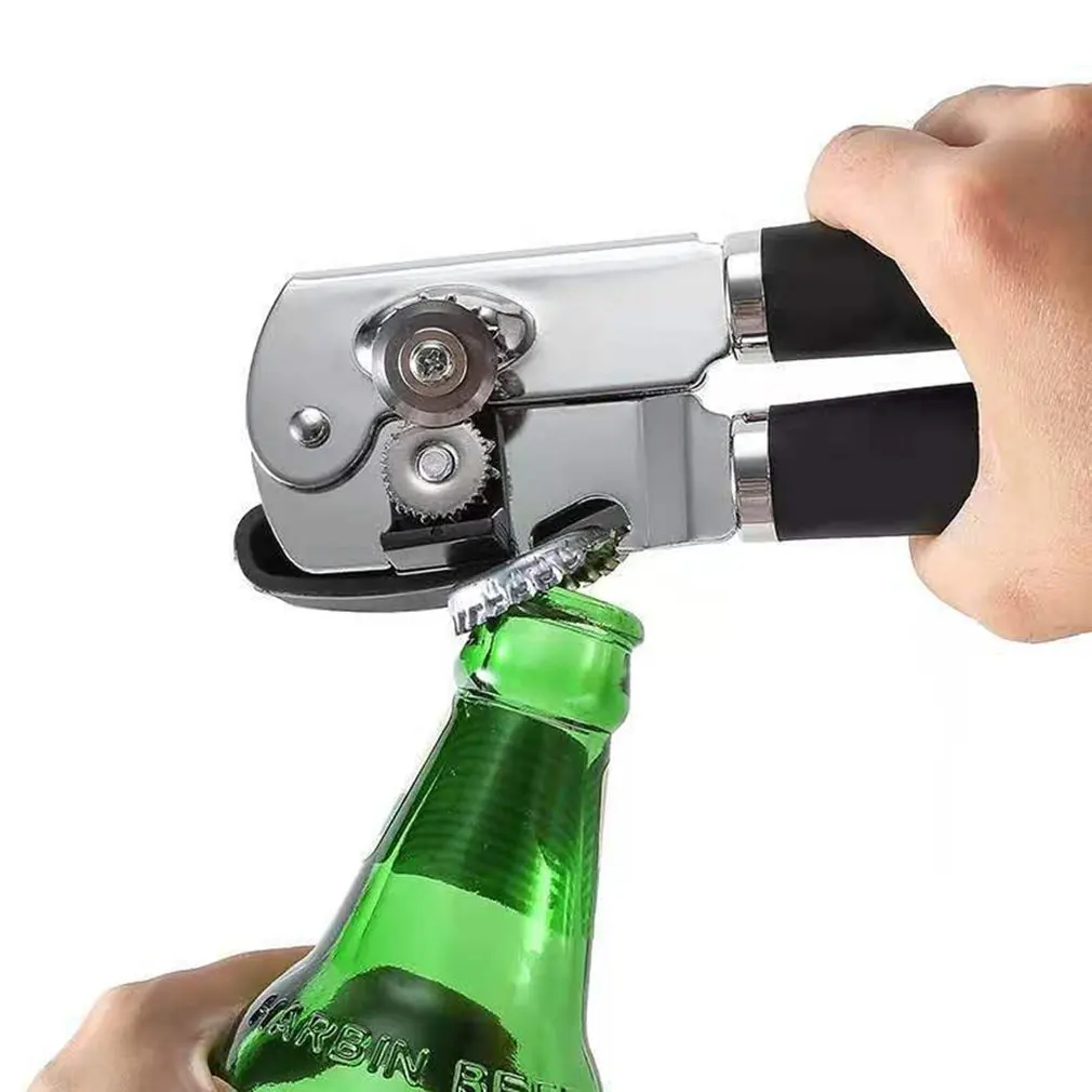 

Can opener Heavy Duty Smooth Edge Stainless Steel Manual 3-in-1 Can Opener With Smooth Non-Slip Ergonomic Design Handle