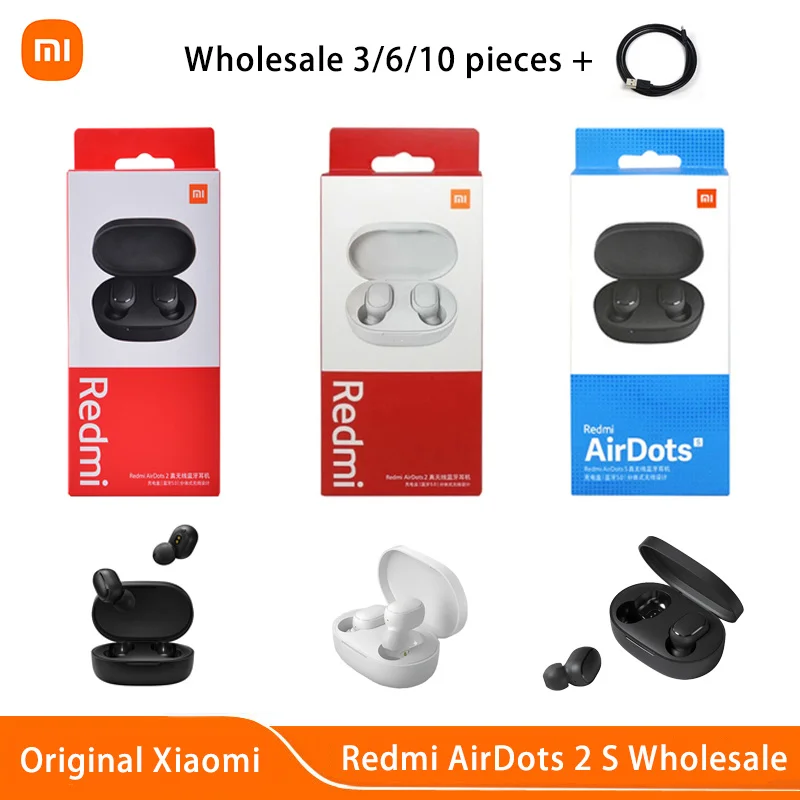 

TWS-наушники Xiaomi AirDots 2 с поддержкой Bluetooth 5,0, 10 шт.