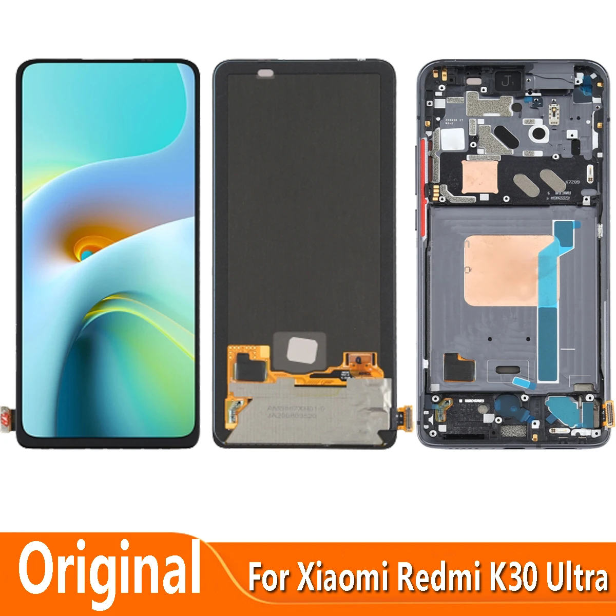 Original AMOLED For Xiaomi Redmi K30 Ultra M2006J10C LCD Display Touch Screen Digitizer Assembly For Redmi K30Ultra Display