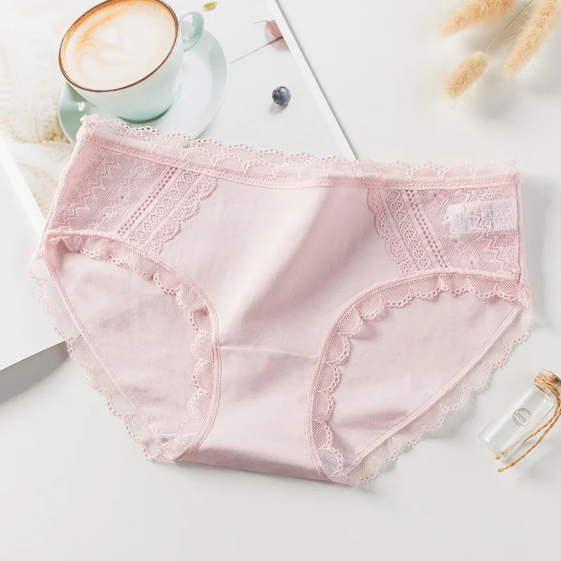 Roseheart Женская мода зеленый розовый хлопок с низкой талией нижнее белье трусы