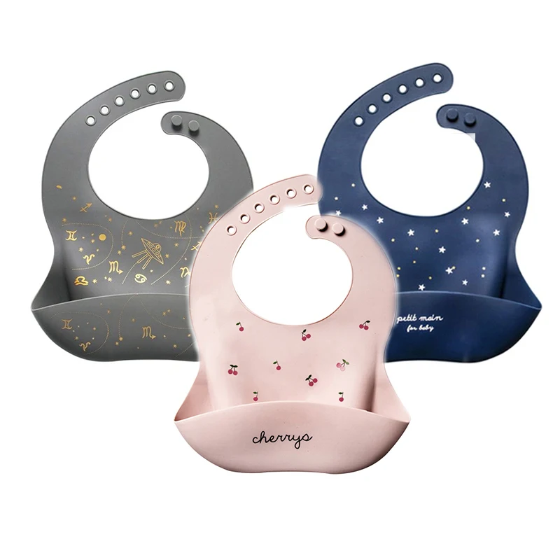 Водонепроницаемый Мягкий силиконовый нагрудник для младенцев | Мать и ребенок