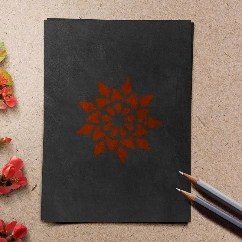 

42pcs/set Round Mandala Stencil Drawing Template Ruler for Painting Board Scrapbooking DIY Album Decorative