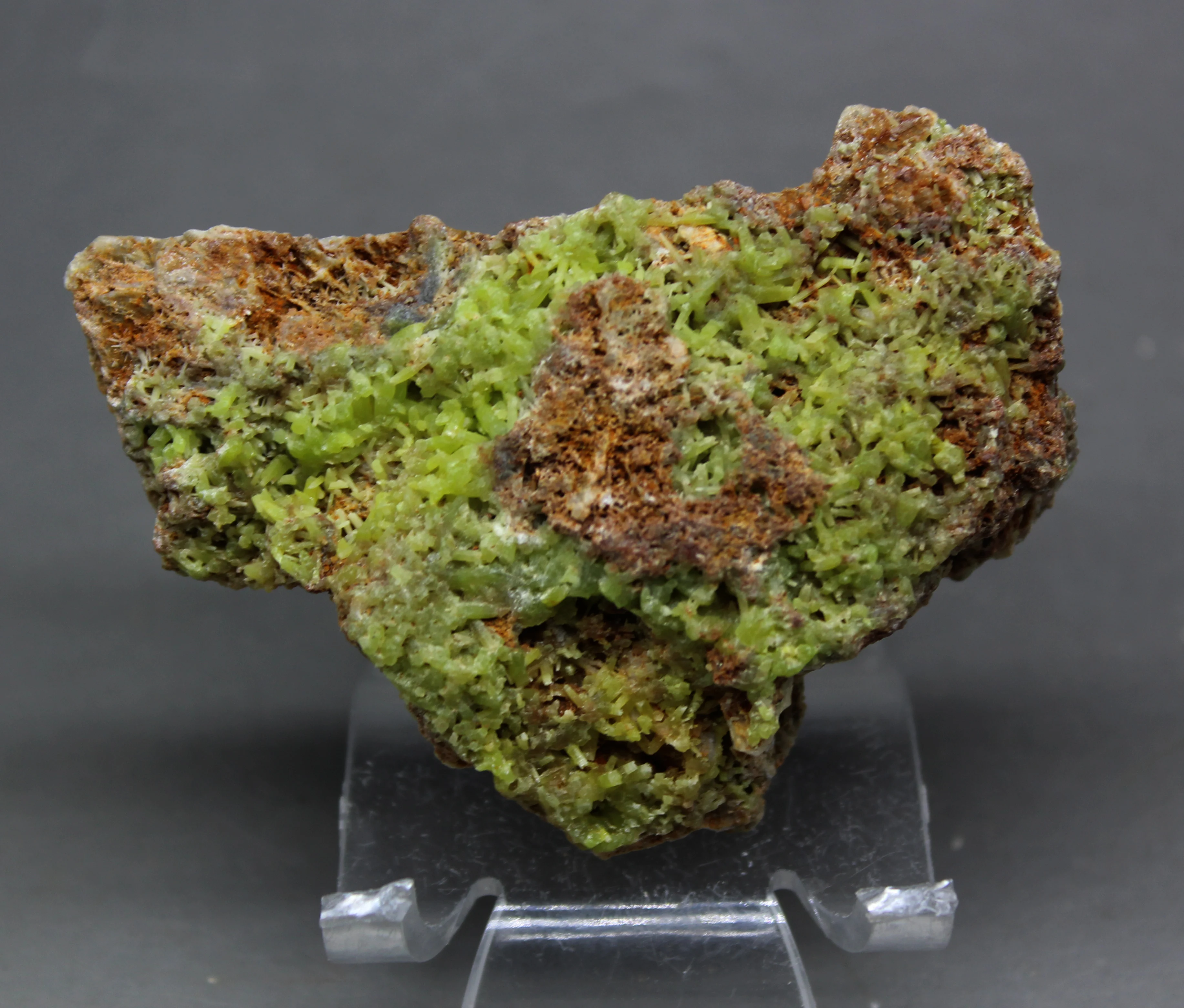 114g Natural RARE Pyromorphite green lead ore natural mineral crystals teaching specimen collection from China | Дом и сад