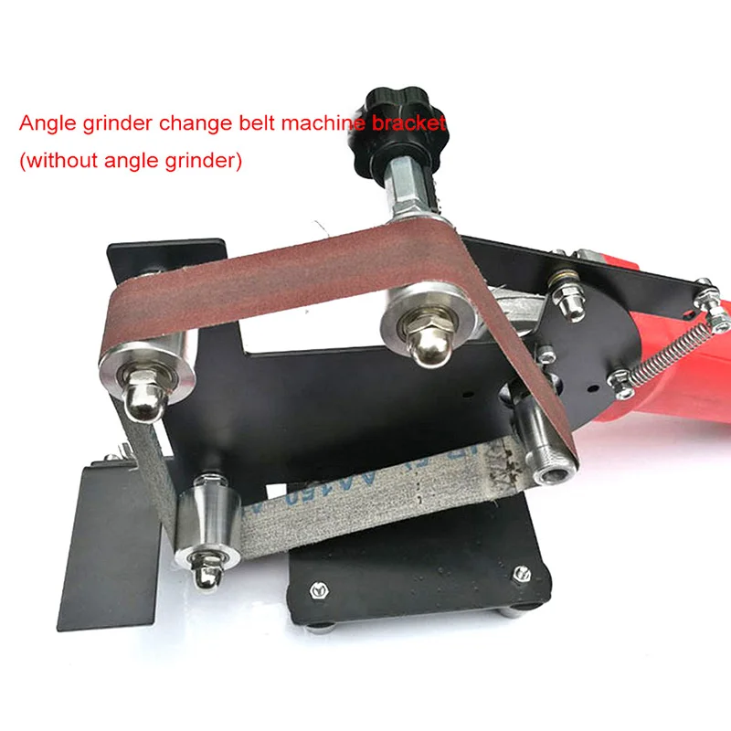 Electric Angle Grinder Belt Sander Metal Wood Sanding Belt M14 Adapter For Grinder Metal Polishing Woodworking Tools