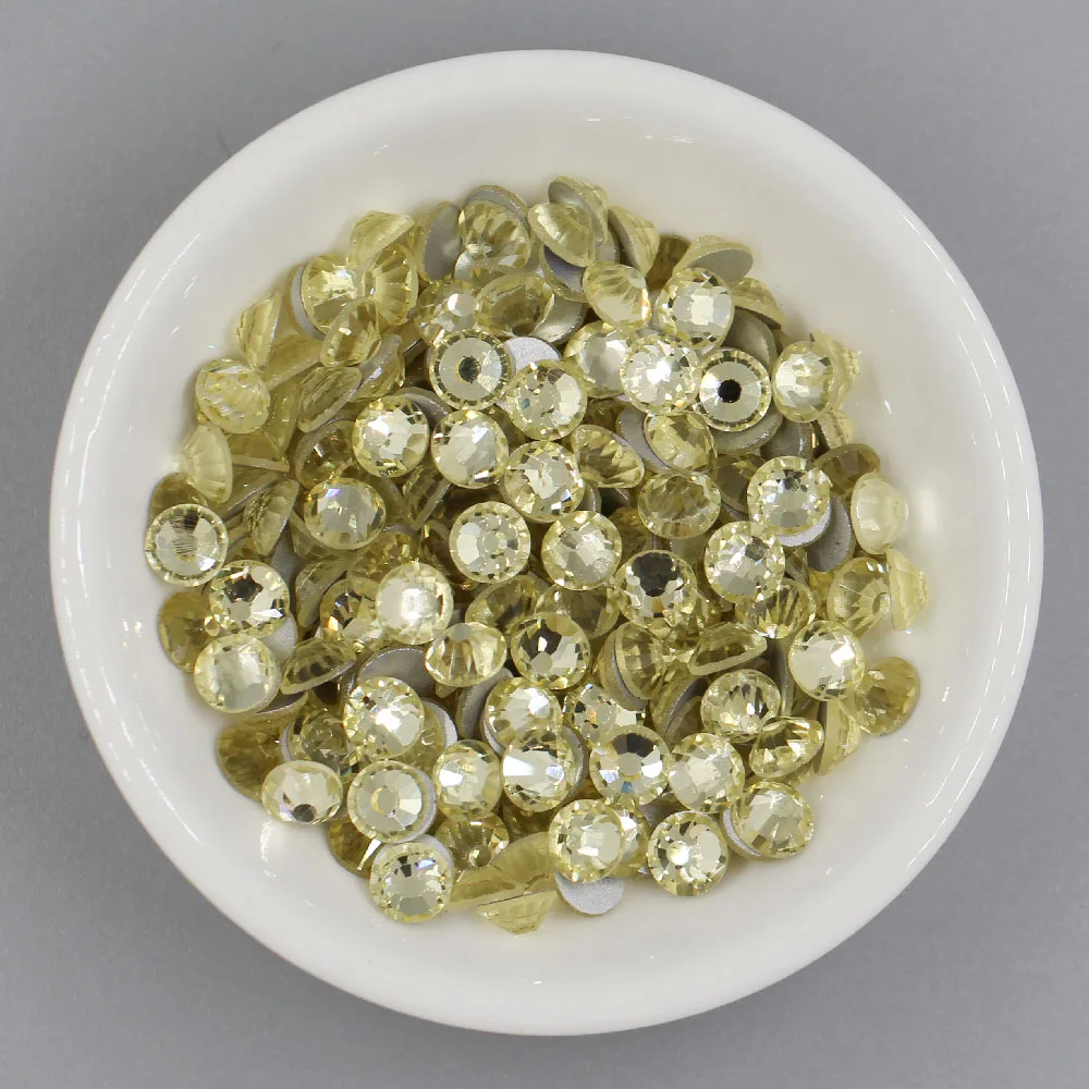 SS3 SS30 высококачественные Стразы Jonquil стразы из хрустального стекла драгоценный