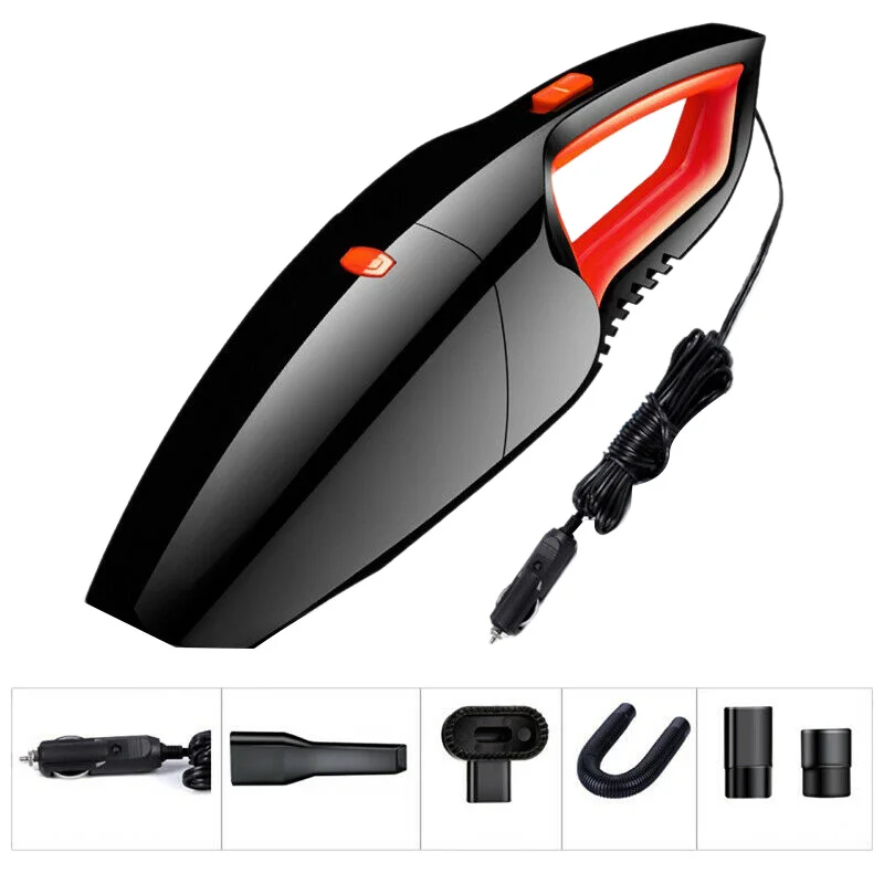 120W 12V автомобиль Портативный пылесос Мокрый Сухой Ручной вакуумный пакет для