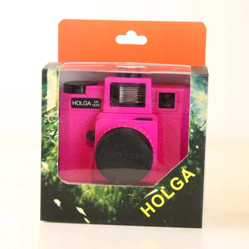 Holga 120 GCFN розовая пленка среднего формата объектив для камеры Lomo бренд