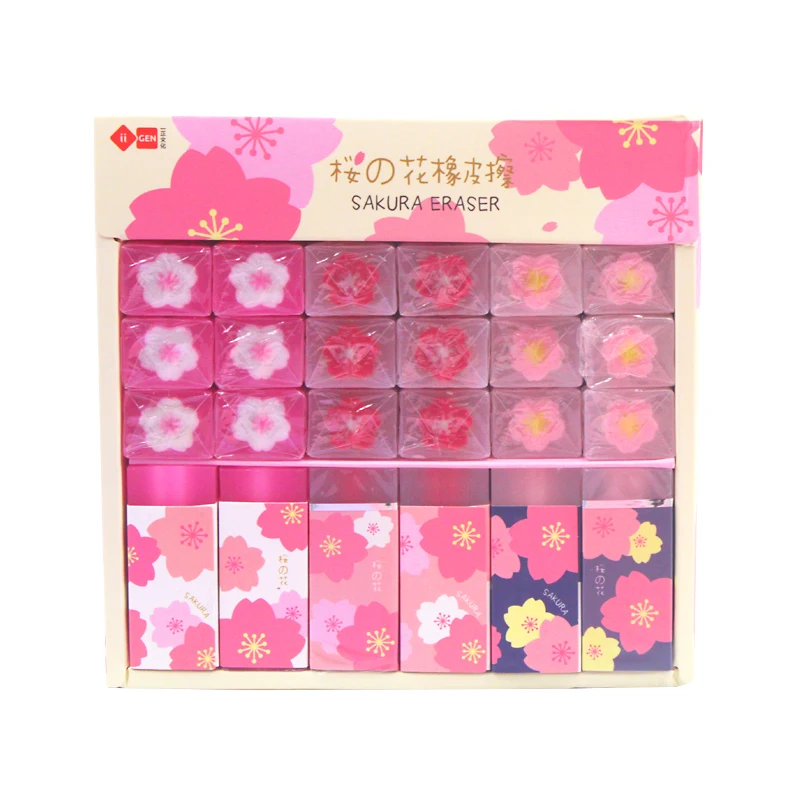 

36 pcs/lot Creative Fruit Eraser Kawaii Writing Drawing Rubber Pencil Eraser Stationery For Kids Gifts school suppies